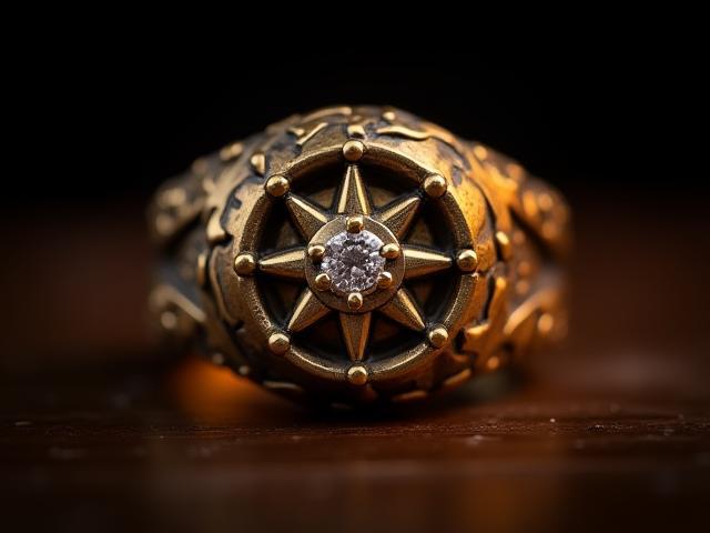 Wild Gold Ring - Rustikaler und eleganter Goldring